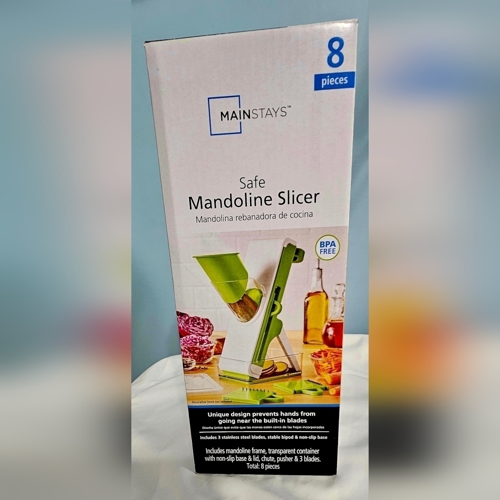 Mainstays 8Pc Mandoline Slicer Multi-funtion NEW - Picture 5 of 5